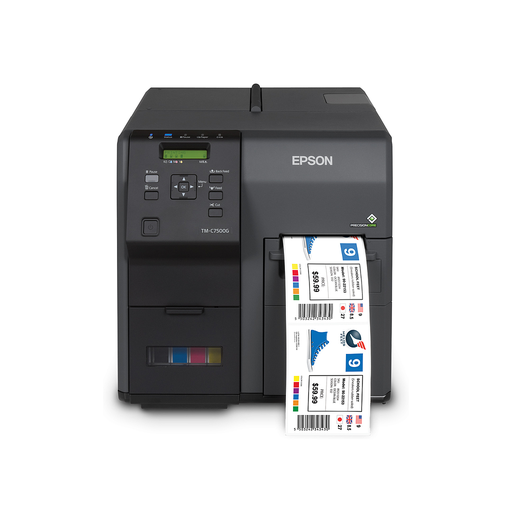 Epson ColorWorks C7500 MATTE (TM-C7500 Matte C31CD84011) 4" INKJET LABEL PRINTER