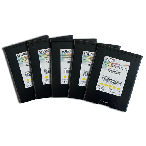 [VP-750-AS11A] VIPColor VP-750-AS11A YELLOW INK CARTRIDGE (Y) - 5 PACK  (VP660/VP750)